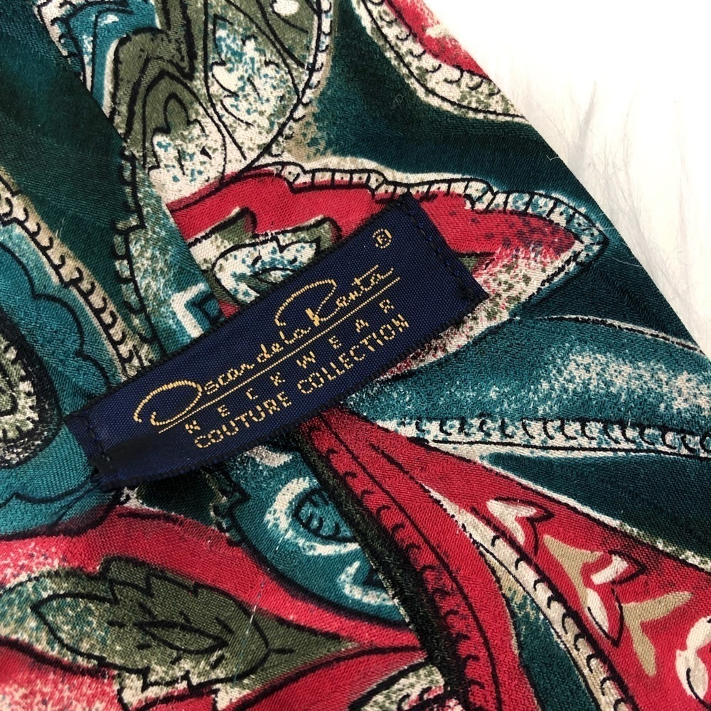 Oscar de la Renta Vintage couture collection designer tie - Picture 5 of 6
